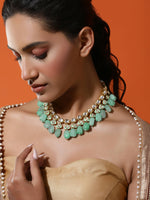 Thumbnail for Women's Gold-Plated Necklace - Ruby Raang - Distacart