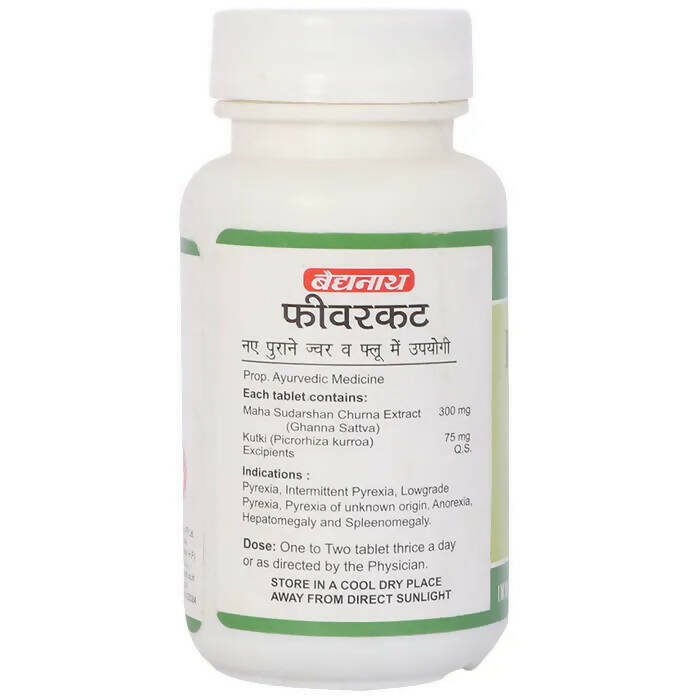 Baidyanath Jhansi Fevercut Tablets - Distacart
