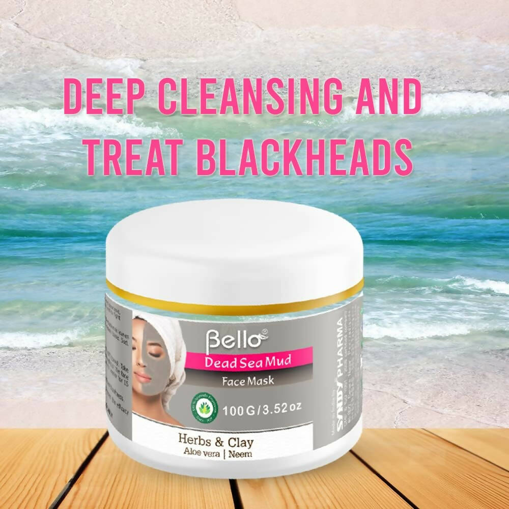 Bello Herbals Dead Sea Mud Face Mask - Distacart