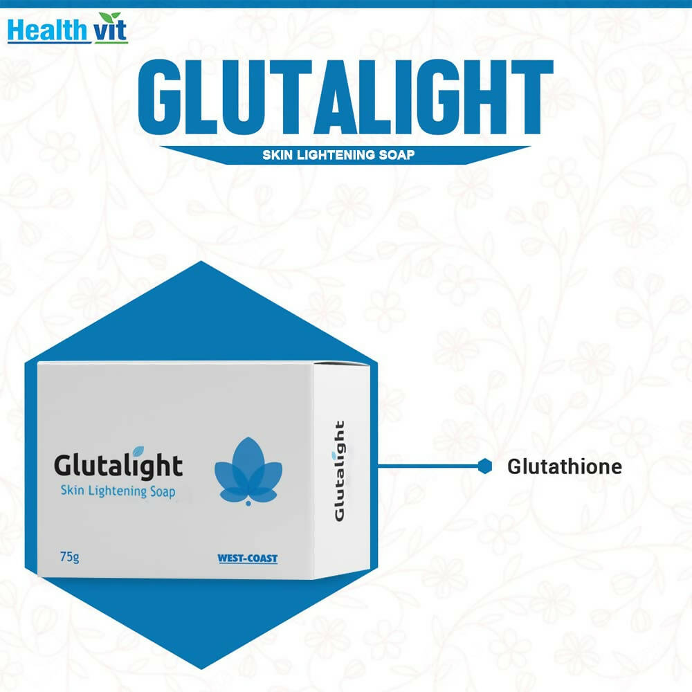 Healthvit Glutalight Skin Lightening Soap - Distacart