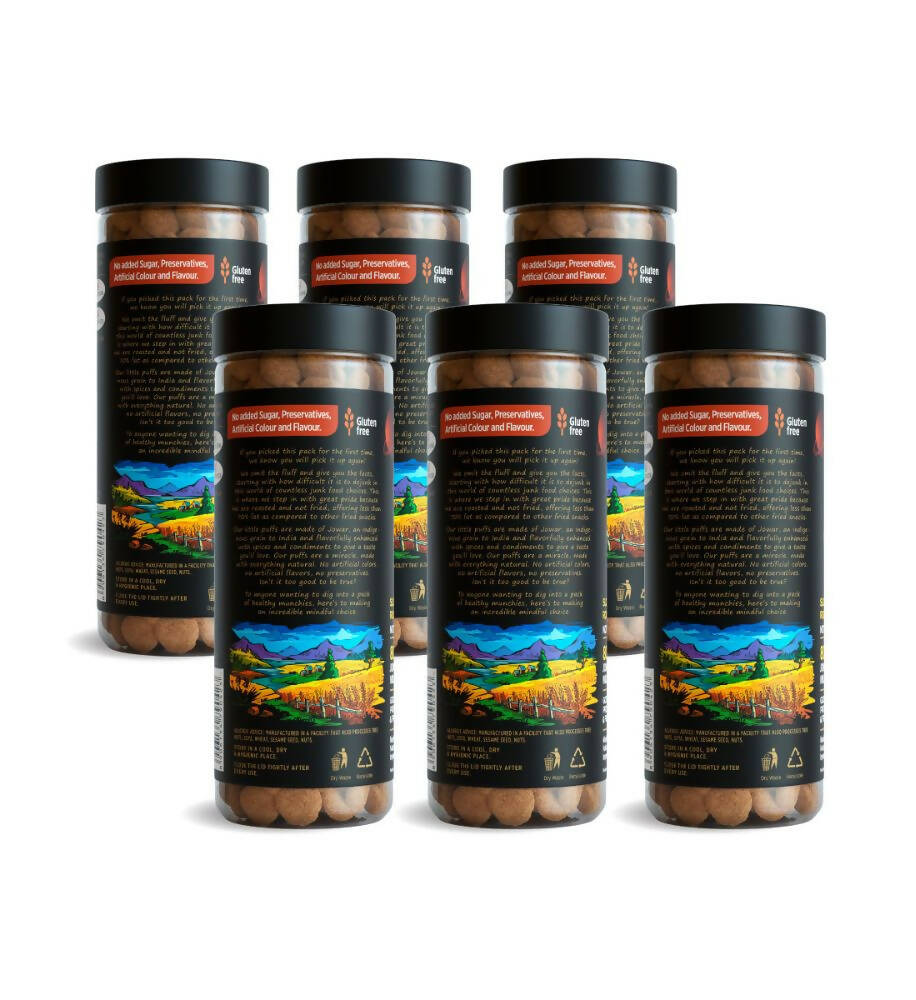 Eatopia Superfoods Jowar Puffs - Mood Masala - Distacart