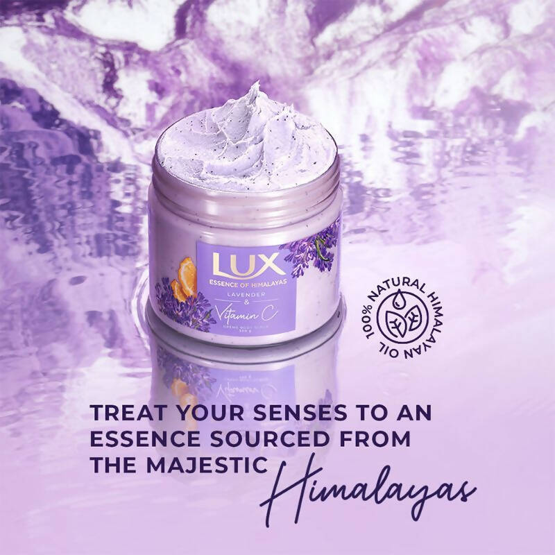 Lux Essence Of Himalayas Lavender & Vitamin C Creme Body Scrub - Distacart
