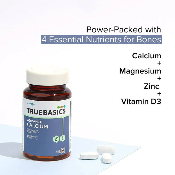 TrueBasics Advance Calcium Tablets for Women and Men - Distacart