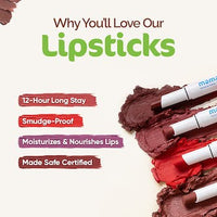 Thumbnail for Mamaearth Moisture Matte Long Stay Lipstick-Espresso Brown - Distacart