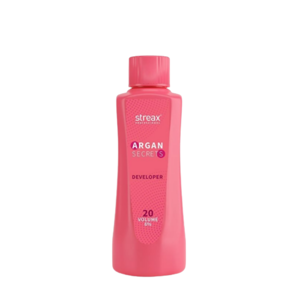 Streax Professional Developer For Argan Secrets Colourant - 20 Volume 6% - Distacart