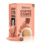 Thumbnail for Bevzilla Instant Coffee Cubes Pack with Organic Date Palm Jaggery - Belgian Chocolate - Distacart