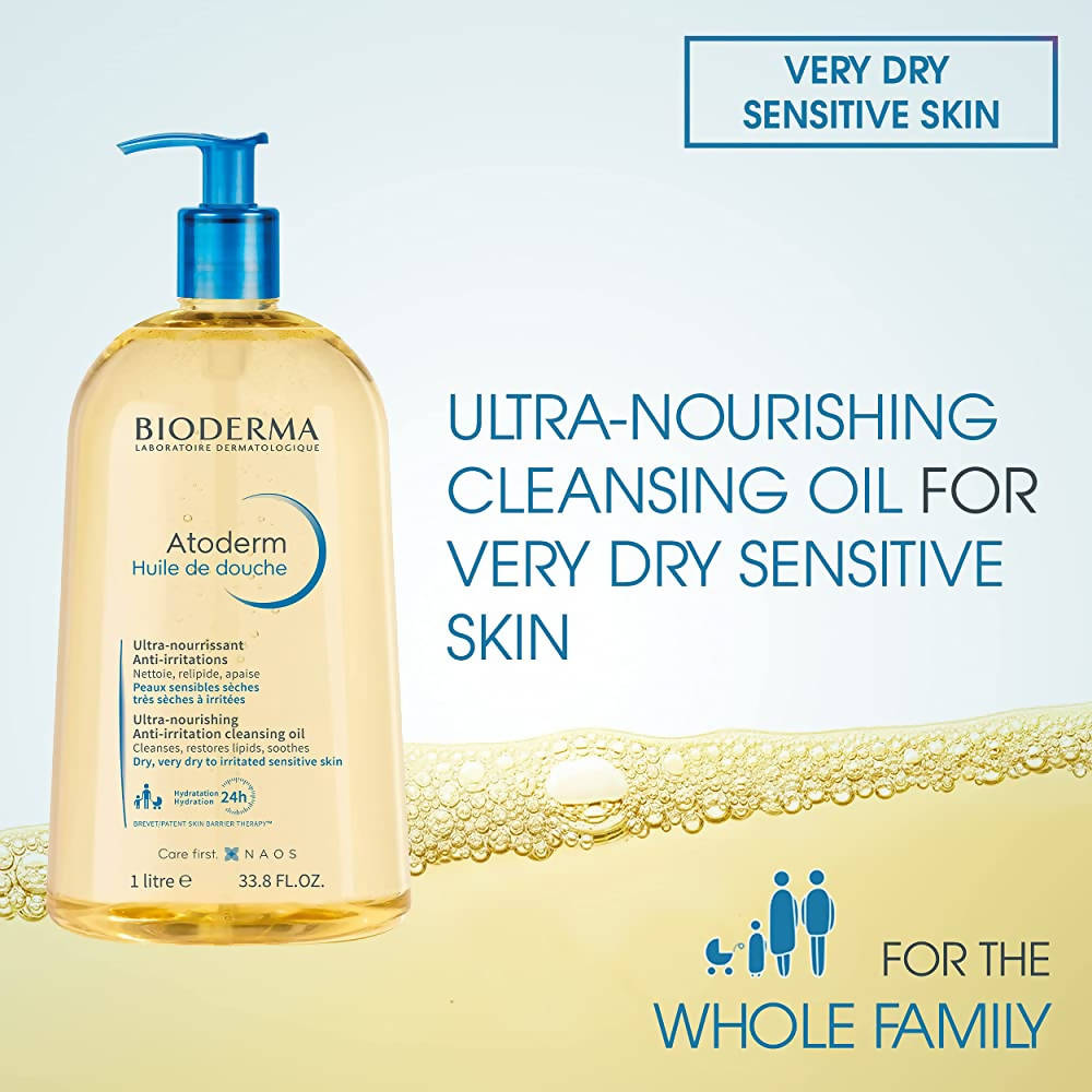 Bioderma Atoderm Huile de douche Anti-Irritation Cleansing Oil - Distacart