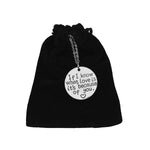 Thumbnail for Silver-Plated Alloy Stainless Steel Love Quote Pendant Necklace - The Pari - Distacart