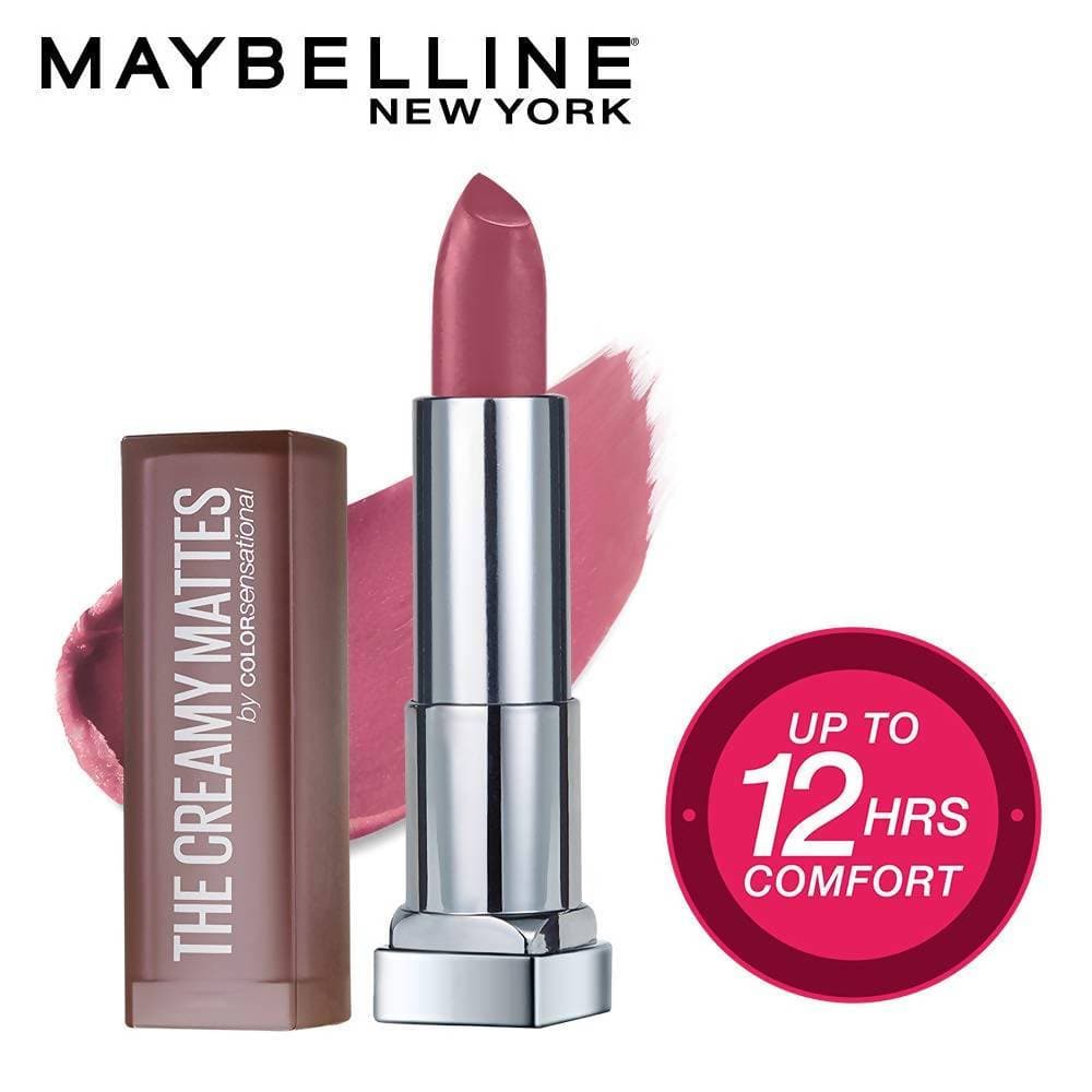 Maybelline New York Color Sensational Creamy Matte Lipstick / 636 Lively Violet - Distacart