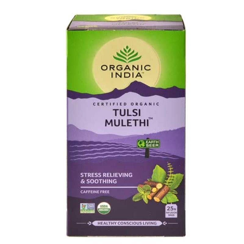 Organic India Tulsi Mulethi 25 Tea Bags - Distacart