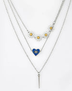 Thumbnail for VOJ Beads Silver Plated Stainless Steel Layered Chain - Distacart