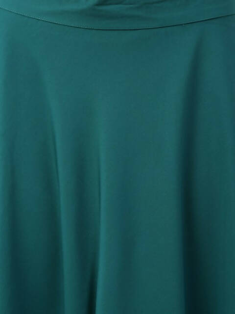 FIORRA Women's Teal Green Crepe Straight Kurta Skirt With Dupatta - Distacart
