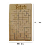 Thumbnail for Kraftsman Wooden Tetris Jigsaw Puzzle Board | Made In India (Tetris Board) - Distacart