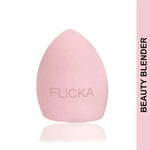 Thumbnail for FLiCKA Beauty Blender with Case Pink (Makeup Sponge) - Distacart