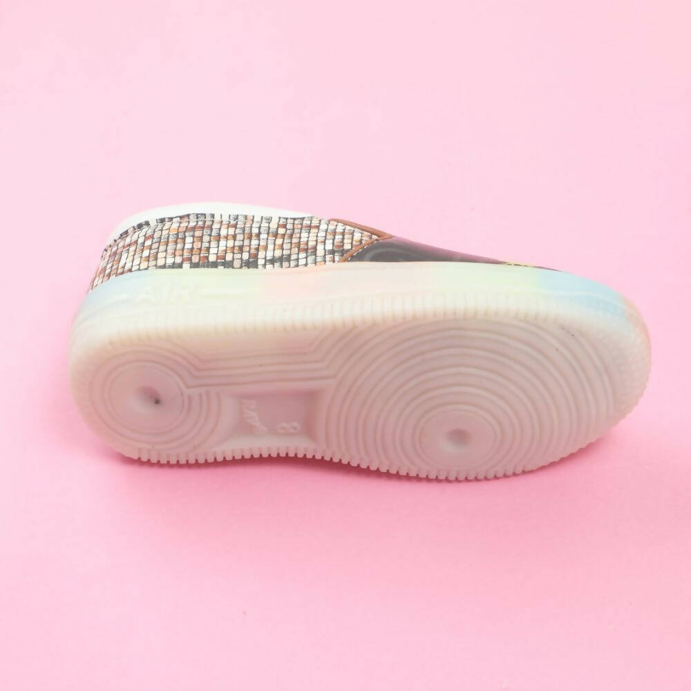 Tiny Bugs Unisex Butterfly Printed Slip Ons Sneakers - Black - Distacart