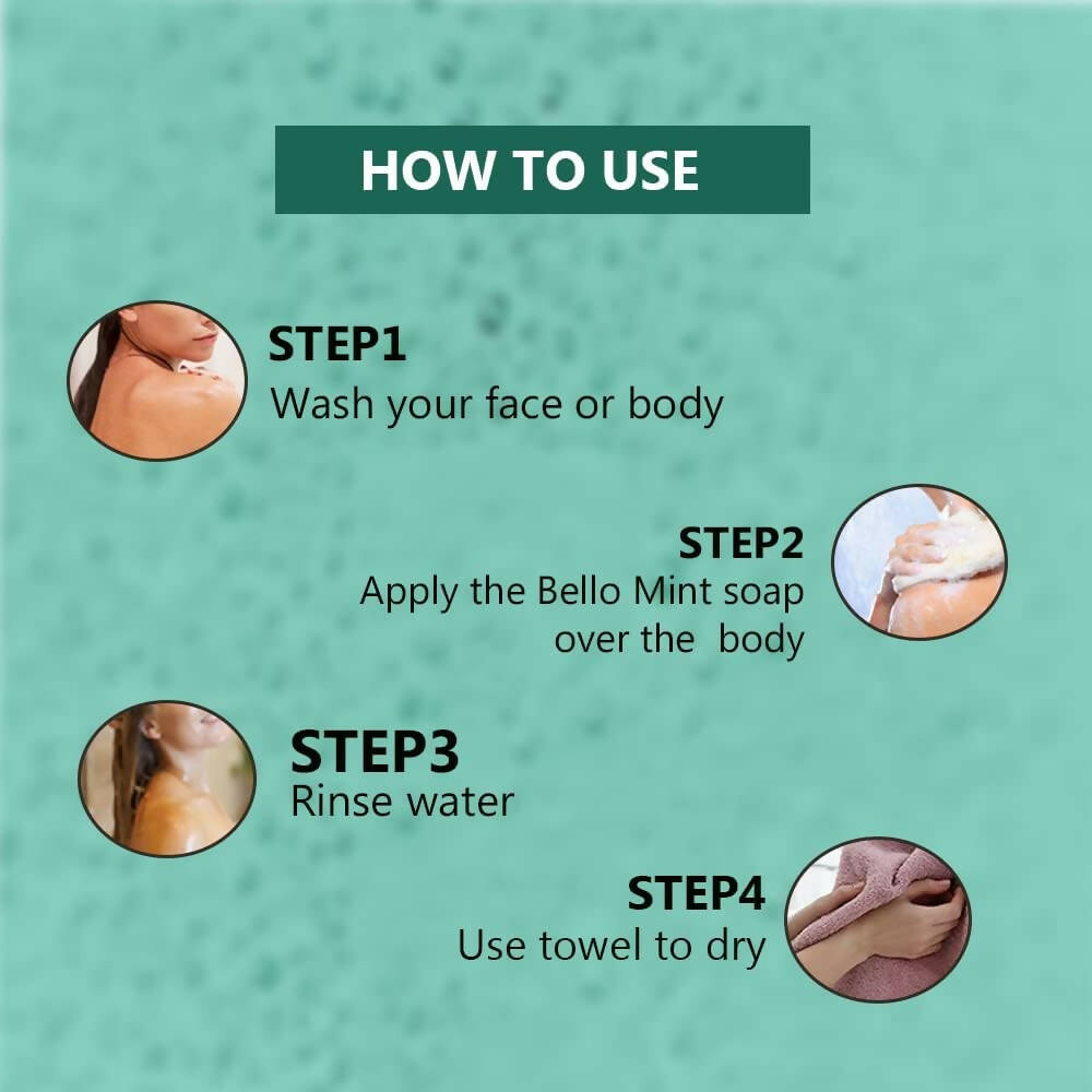 Bello Herbals Mint Soap - Distacart