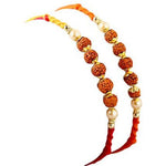 Thumbnail for Ferns N Petals Set of 2 Rudraksha Rakhi