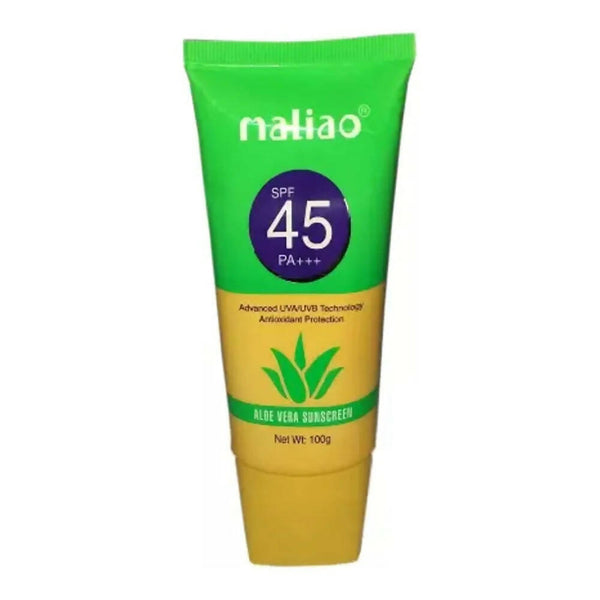 Maliao Professional Aloe Vera Sunscreen Lotion SPF 45 - Distacart