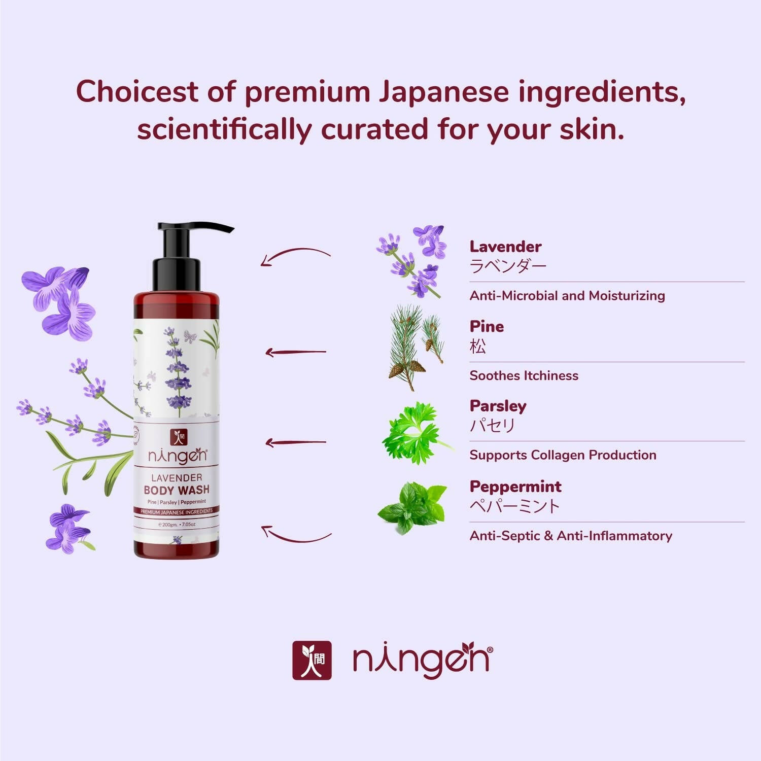 Ningen Lavender Body Wash Gel - Distacart