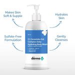 Thumbnail for The Derma Co 1% Ceramide-Oats Complex Daily Hydrating Body Wash - Distacart