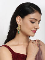 Thumbnail for Kundan Earrings - Ruby Raang - Distacart