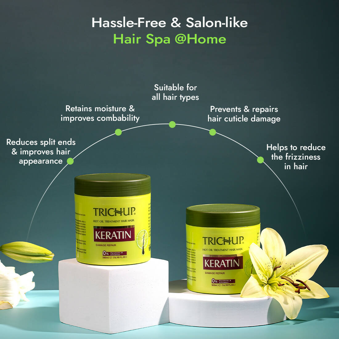 Trichup Keratin Hot Oil Treatment Hair Mask - Distacart