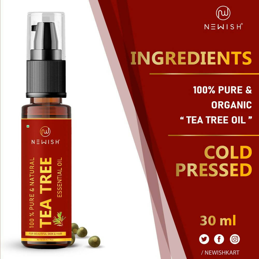 Newish Pure & Natural Tea Tree Essential Oil - Distacart