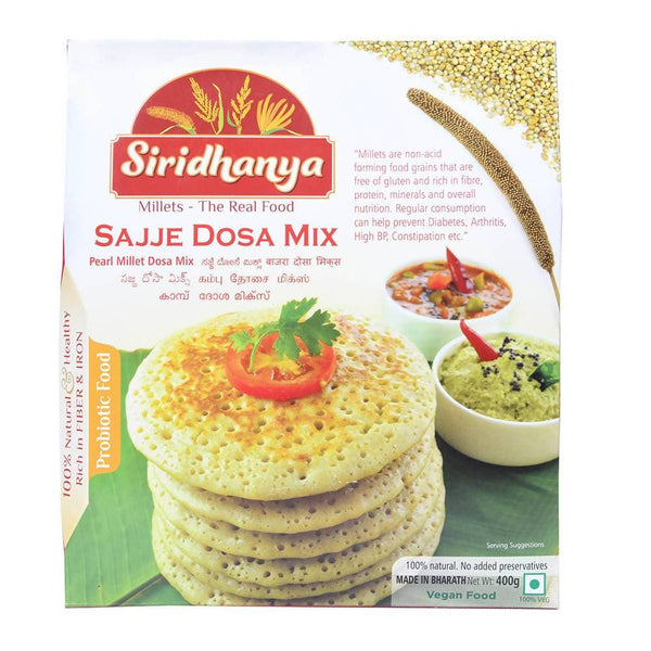 Siridhanya Pearl Millet/Sajje Dosa Mix