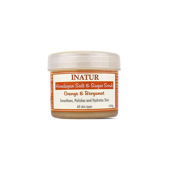 Inatur Himalayan Salt & Sugar Scrub - Orange & Bergamot