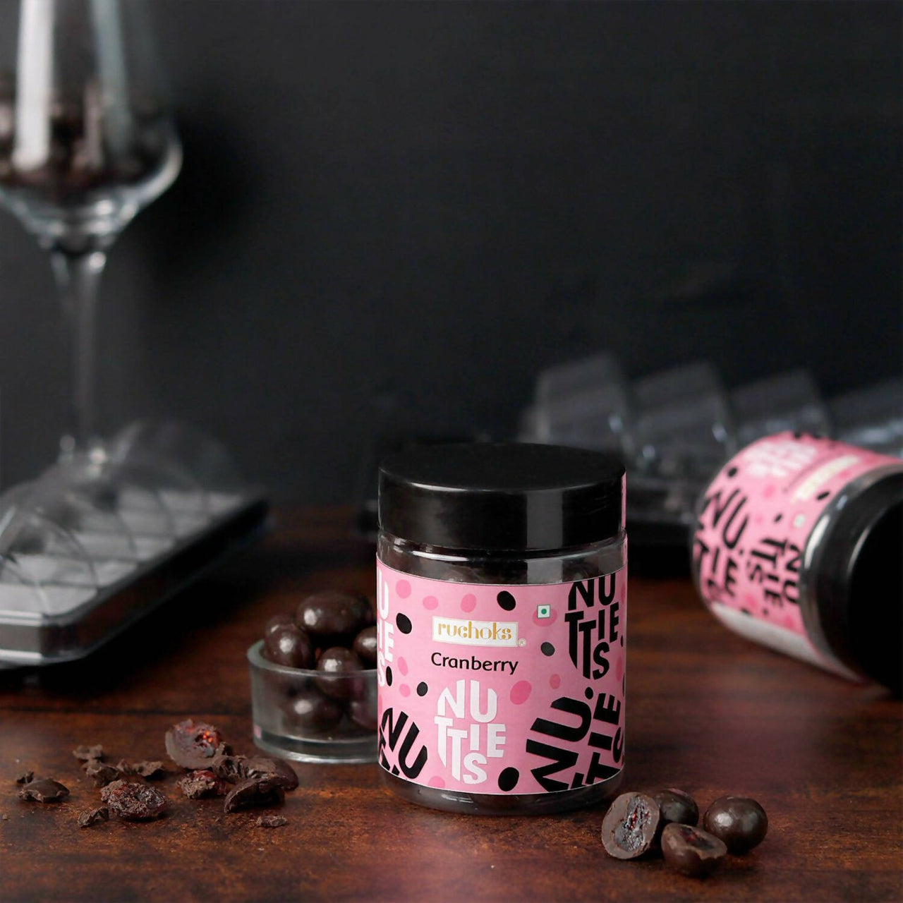 Dibha Ruchoks - Cranberry Dragees Chocolate Coated - Distacart
