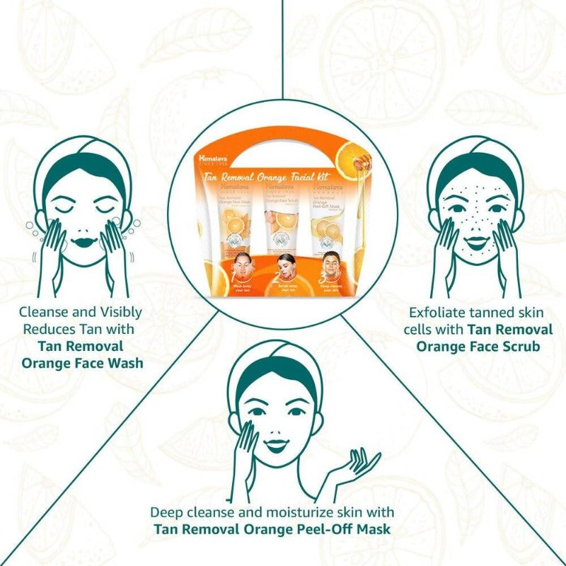 Himalaya Tan Removal Orange Facial Kit - Distacart