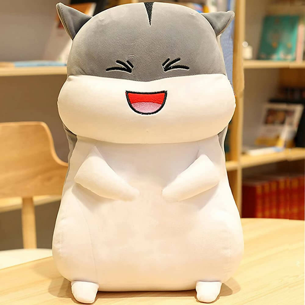 Webby Plush Cute Hamster Soft Toy Ragdoll Doll Big Pillow- 35 cm - Distacart