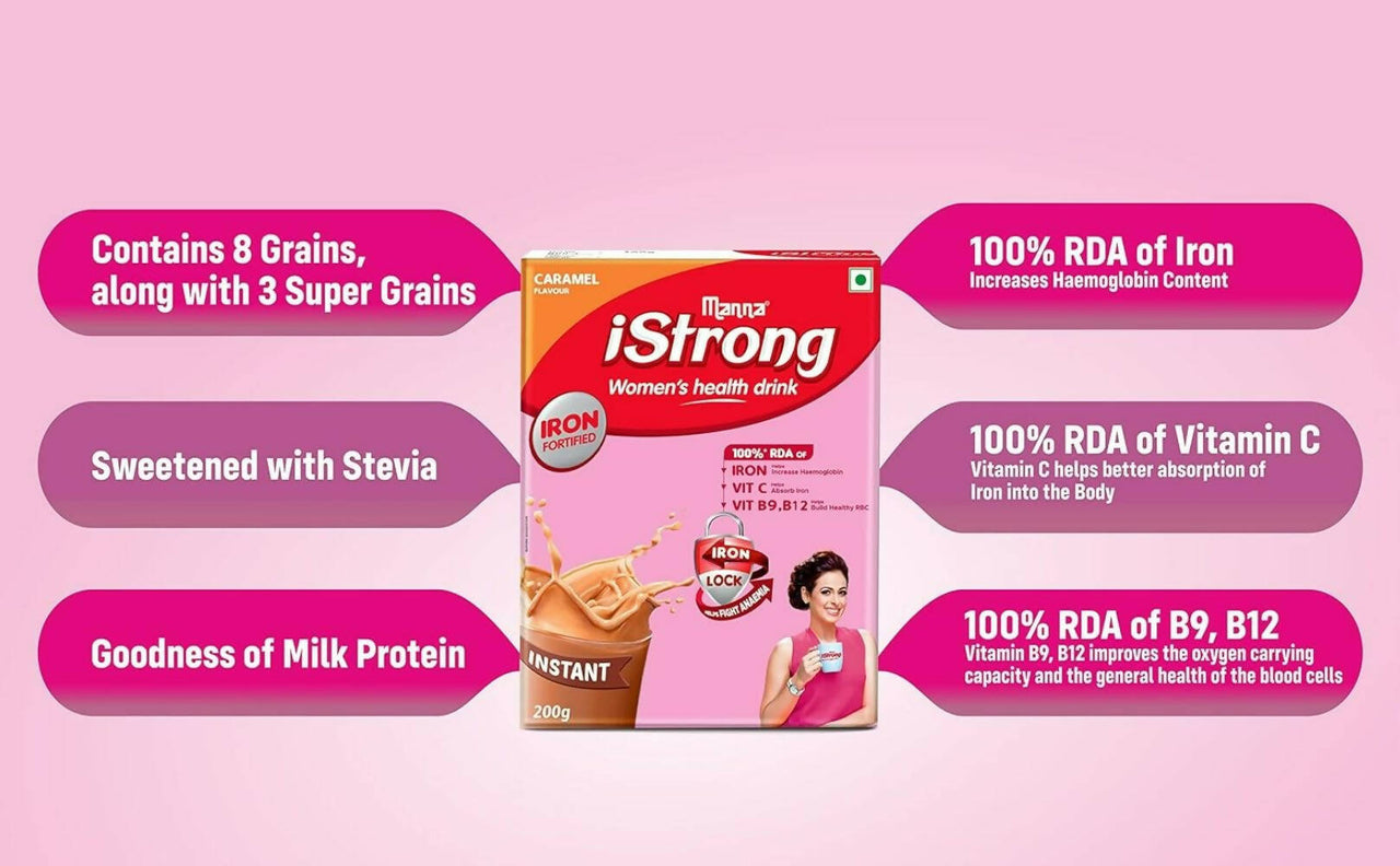 Manna iStrong Millet Health Drink Mix For Women - Distacart