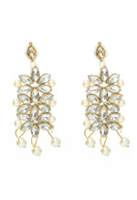 Thumbnail for Mominos Fashion Johar Kamal Gold-Plated Rani Haar with White and Off white Pearls Jewellery Set - Distacart