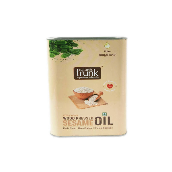 Nature's Trunk Extra Virgin Woodpressed Sesame oil - Distacart
