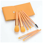 Thumbnail for Favon Pack of 8 Professional Makeup Brushes with Free Pouch - Distacart