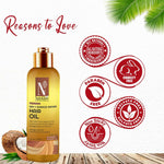 Thumbnail for NutriGlow Advanced Organics Bio Advanced Dry and Damage Repair Hair Oil - Distacart