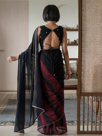 Thumbnail for Suta Multi Color Woven Design Pure Cotton Saree - Distacart