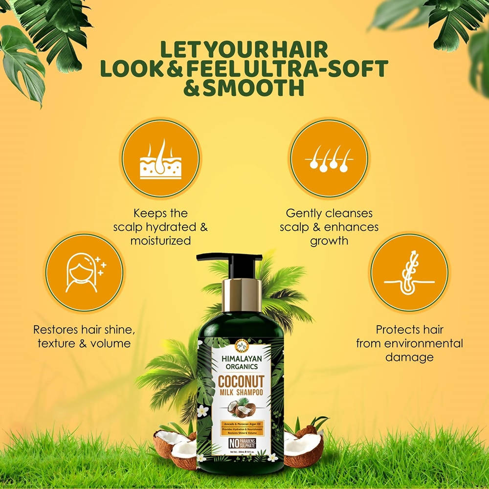 Himalayan Organics Coconut Milk Shampoo - Distacart
