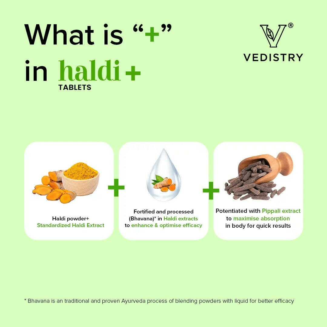 Vedistry Haldi Tablets - Distacart