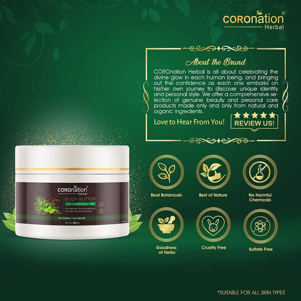 Coronation Herbal Fuji Matcha Green Tea Body Butter - Distacart