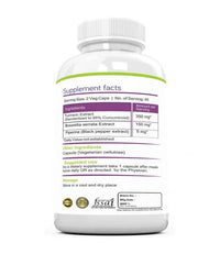 Thumbnail for Ramini Bio Nutrition Curcumin Piperine Boswellia Veg Capsules - Distacart