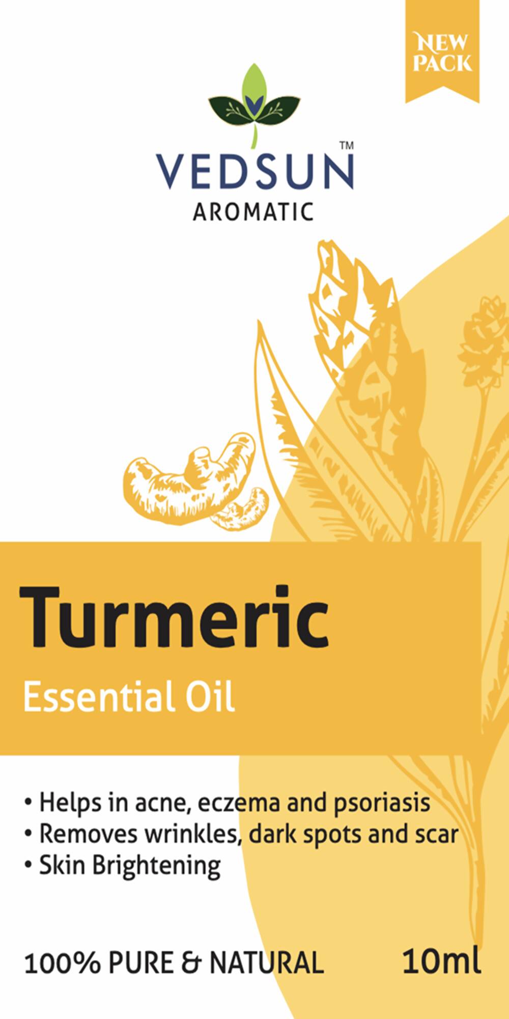 Vedsun Naturals Turmeric/Haldi Oil Pure & Organic for Skin - Distacart