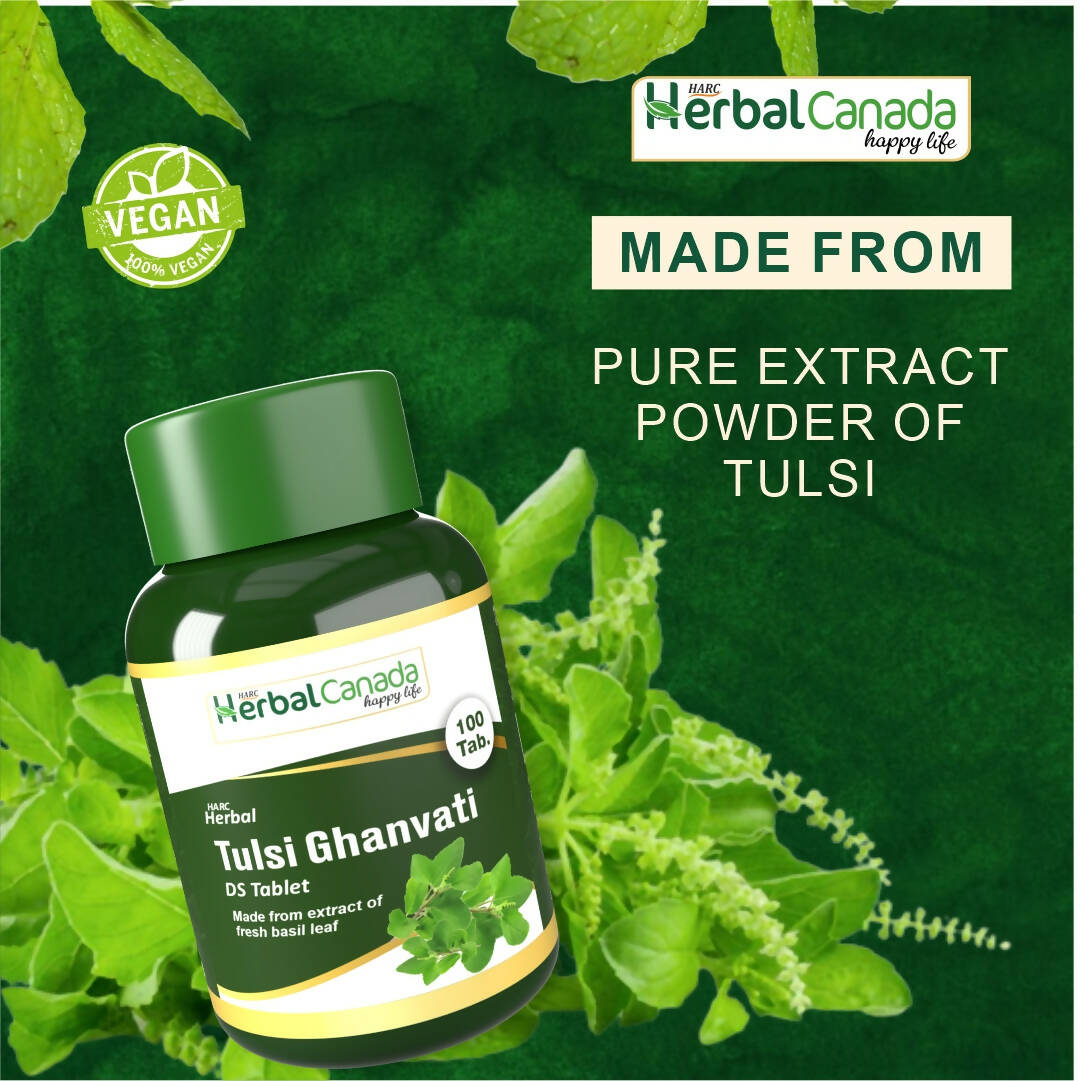 Herbal Canada Tulsi Ghanvati Tablets - Distacart