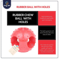 Thumbnail for Goofy Tails Dog Ball Dog Toys - Red (Large) - Distacart