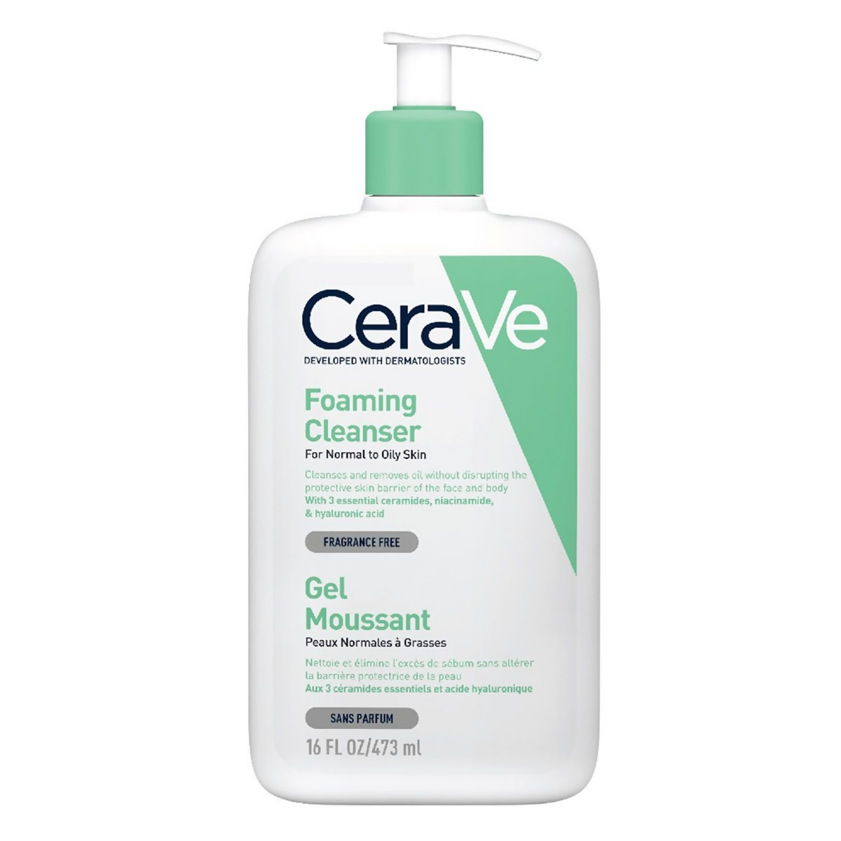 Cerave Foaming Daily Gel Cleanser for Normal to Oily Skin - Distacart