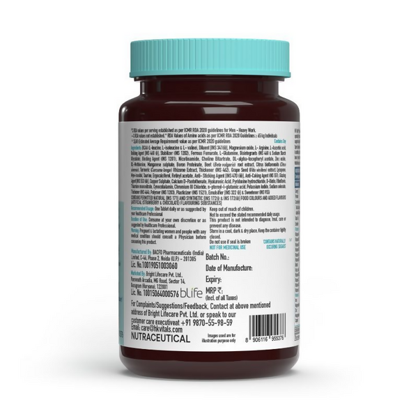 HK Vitals Advanced Multivitamin With Bcaa Tablets - Distacart