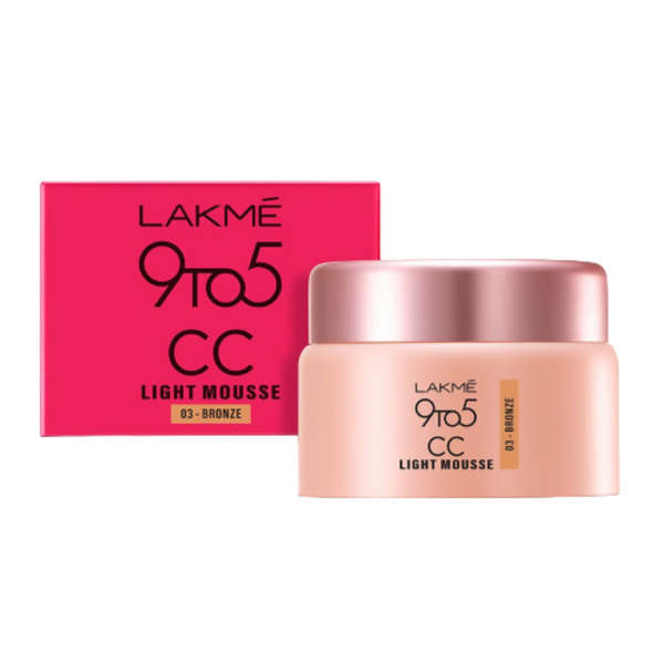 Lakme 9 To 5 CC Mousse - Bronze - Distacart
