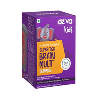 Thumbnail for OZiva Kids Superfood Brain Multi Gummies - Distacart