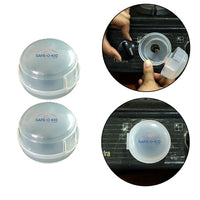 Thumbnail for Safe-O-Kid Gas Stove Knobs Translucent Guards for Indoor Baby Safety Set of 2 Pcs - Distacart